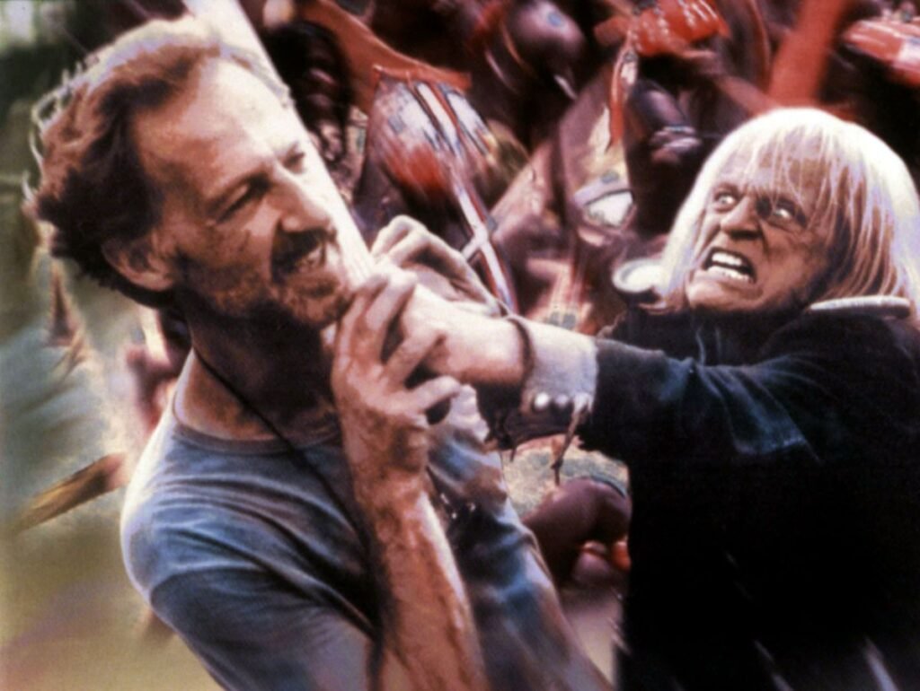 Klaus Kinski in einem Wutausbruch – ein intensives Beispiel, um unverarbeitete Traumata erkennen zu können